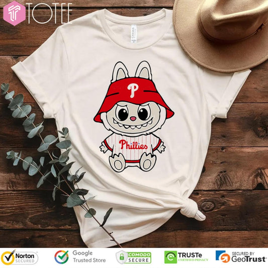 Labubu Philadelphia Phillies Baseball T-shirt