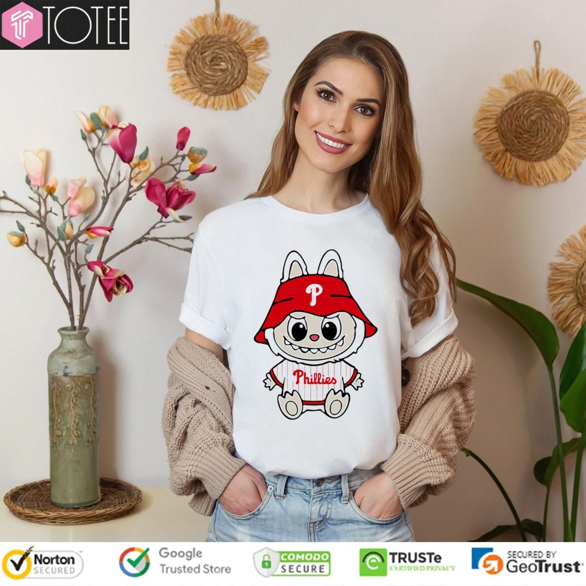 Labubu Philadelphia Phillies Baseball T-shirt