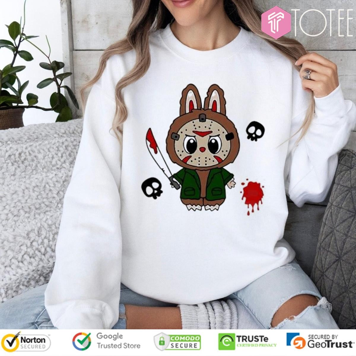 Labubu X Jason Halloween T-shirt