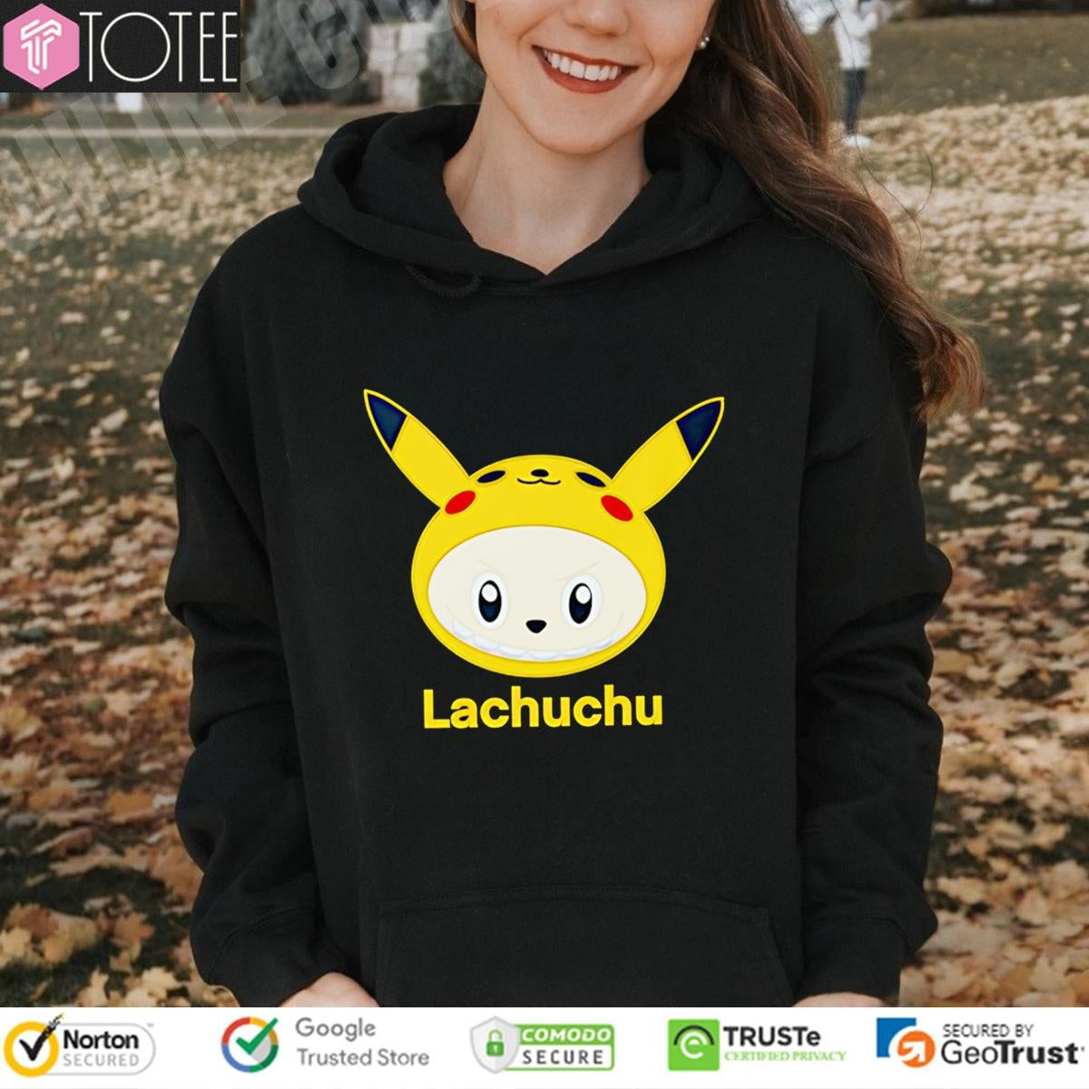 Lachuchu Parody Pikachu Labubu Pokemon T-shirt