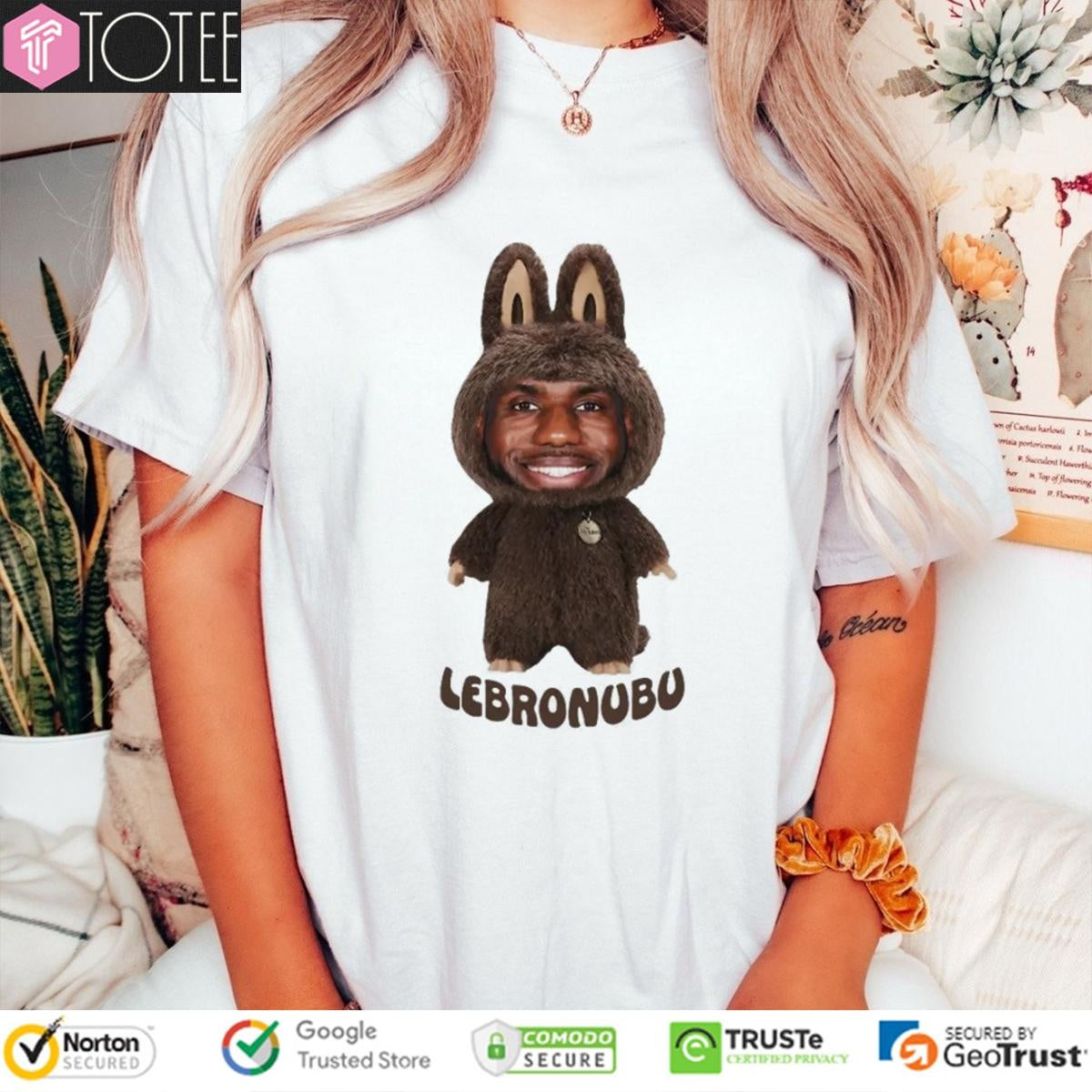 Lebronubu Parody Lebron James Labubu T-shirt