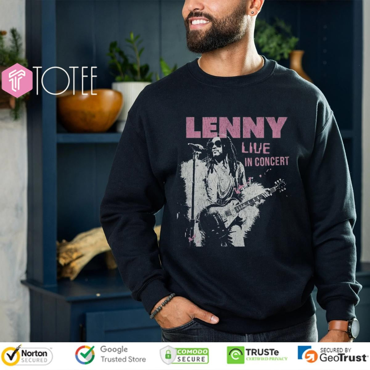 Lenny Kravitz With Guitar Live In Concert T-shirt