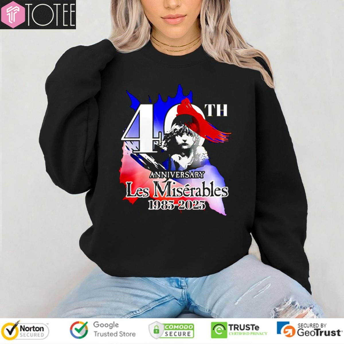 Les Miserables 40Th Anniversary Concert 1985-2025 T-shirt