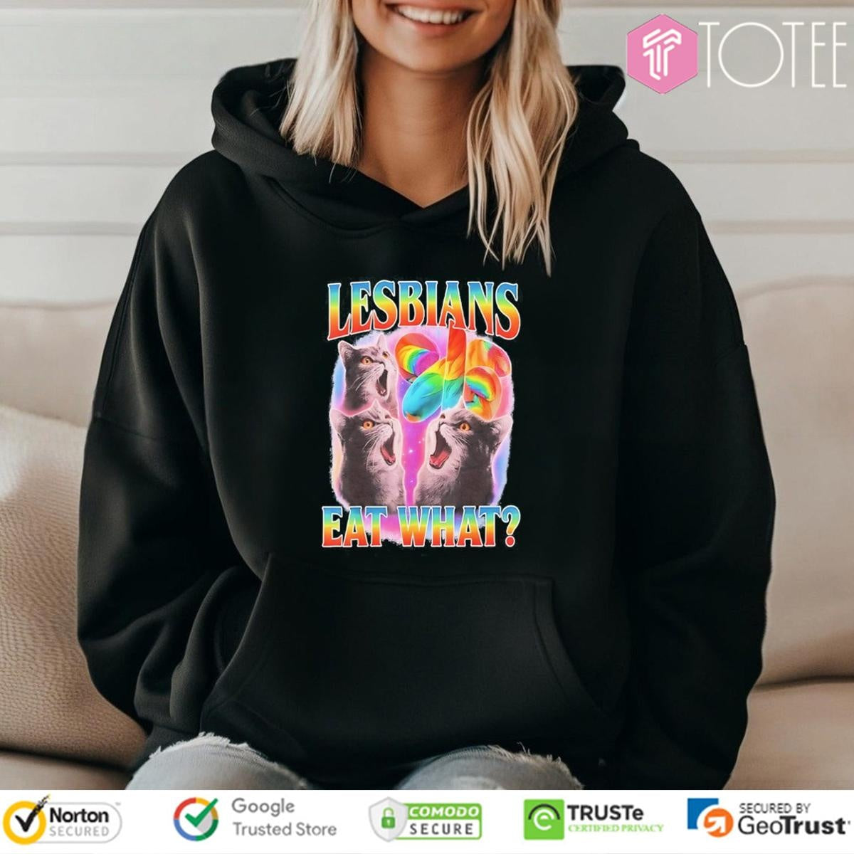 Lesbians Eat What Cat Lgbt Pride Bootleg T-shirt