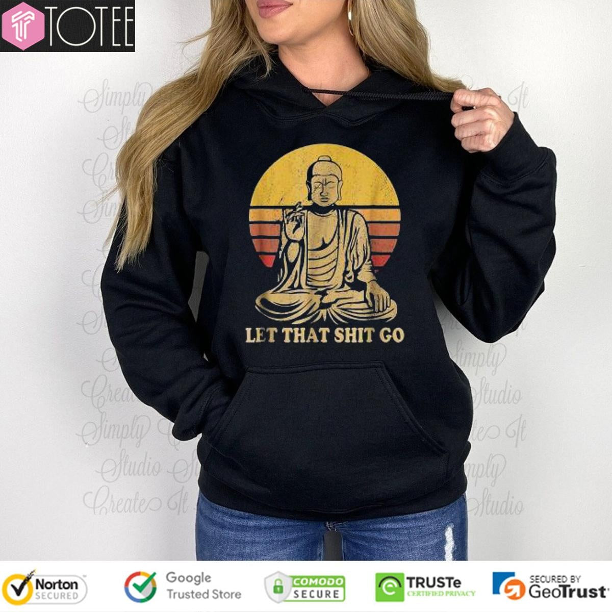 Let That Shit Go Buddha Vintage T-shirt
