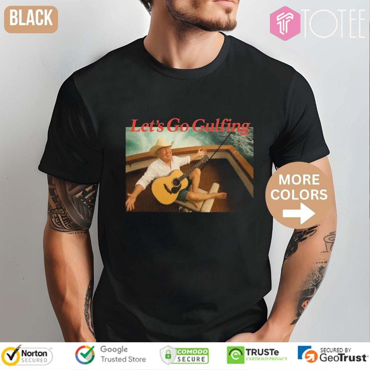 Lets Go Gulfing Parody Trump Gulf Of America T-shirt