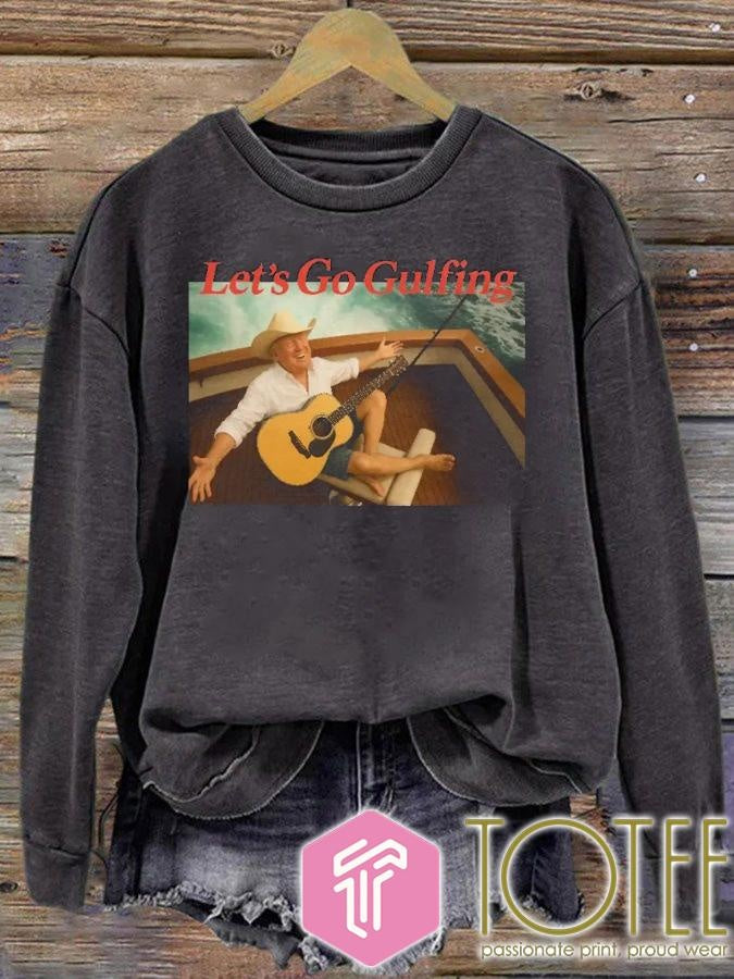 Lets Go Gulfing Parody Trump Gulf Of America T-shirt