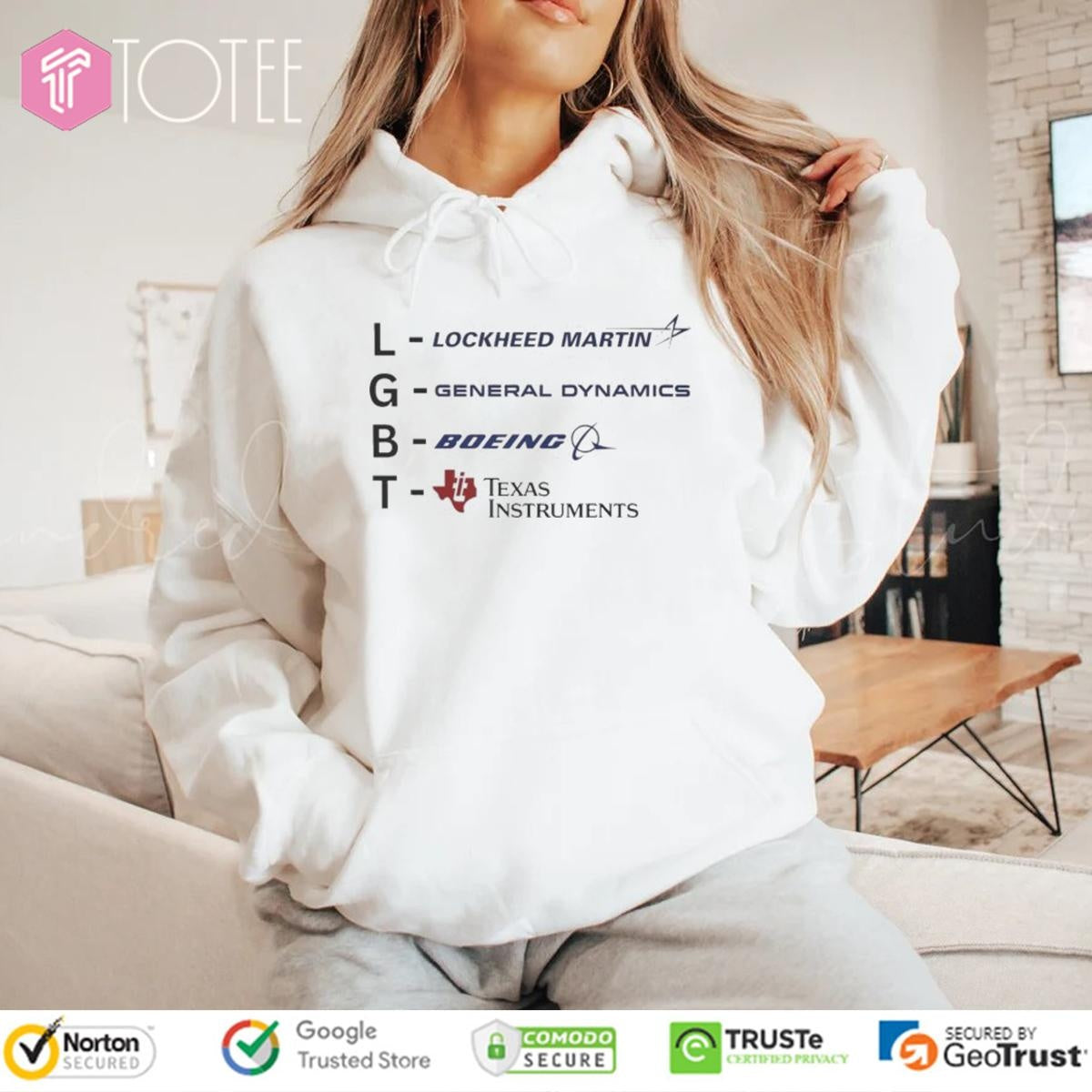 Lgbt Lockheed Martin General Dynamics Boeing Texas Instruments T-shirt