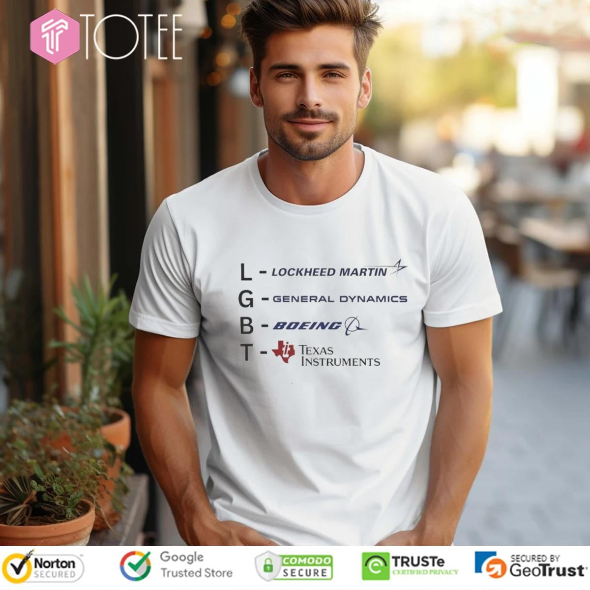 Lgbt Lockheed Martin General Dynamics Boeing Texas Instruments T-shirt