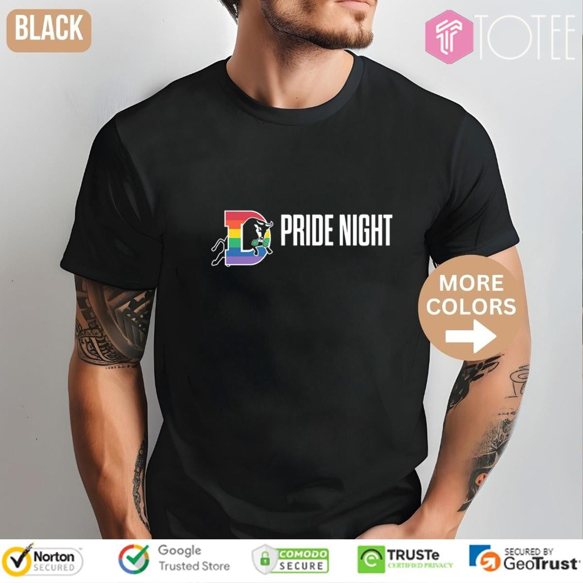 Lgbt Pride Night Durham Bulls Logo T-shirt
