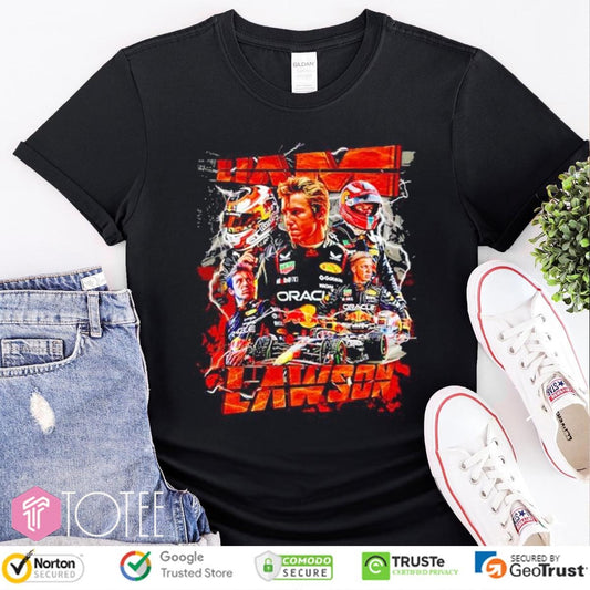 Liam Lawson The Goat F1 Range Champions Graphic T-shirt