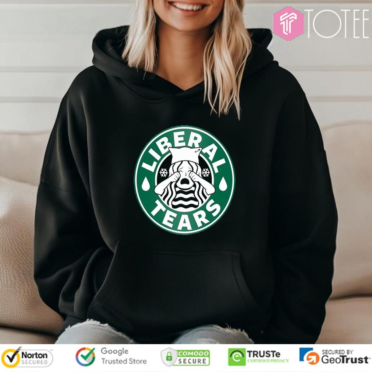 Liberal Tears Starbucks Coffee Logo T-shirt