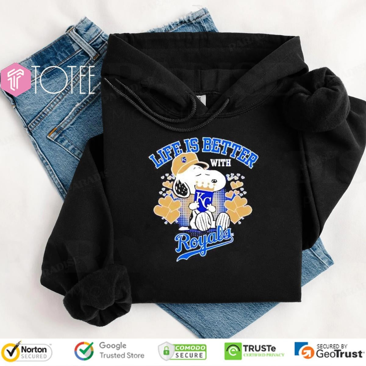 Life Is Better With Kansas City Royals Snoopy T-shirt