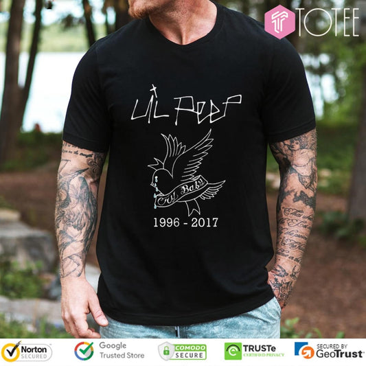 Lil Peep Rapper Crybaby Hellboy T-shirt
