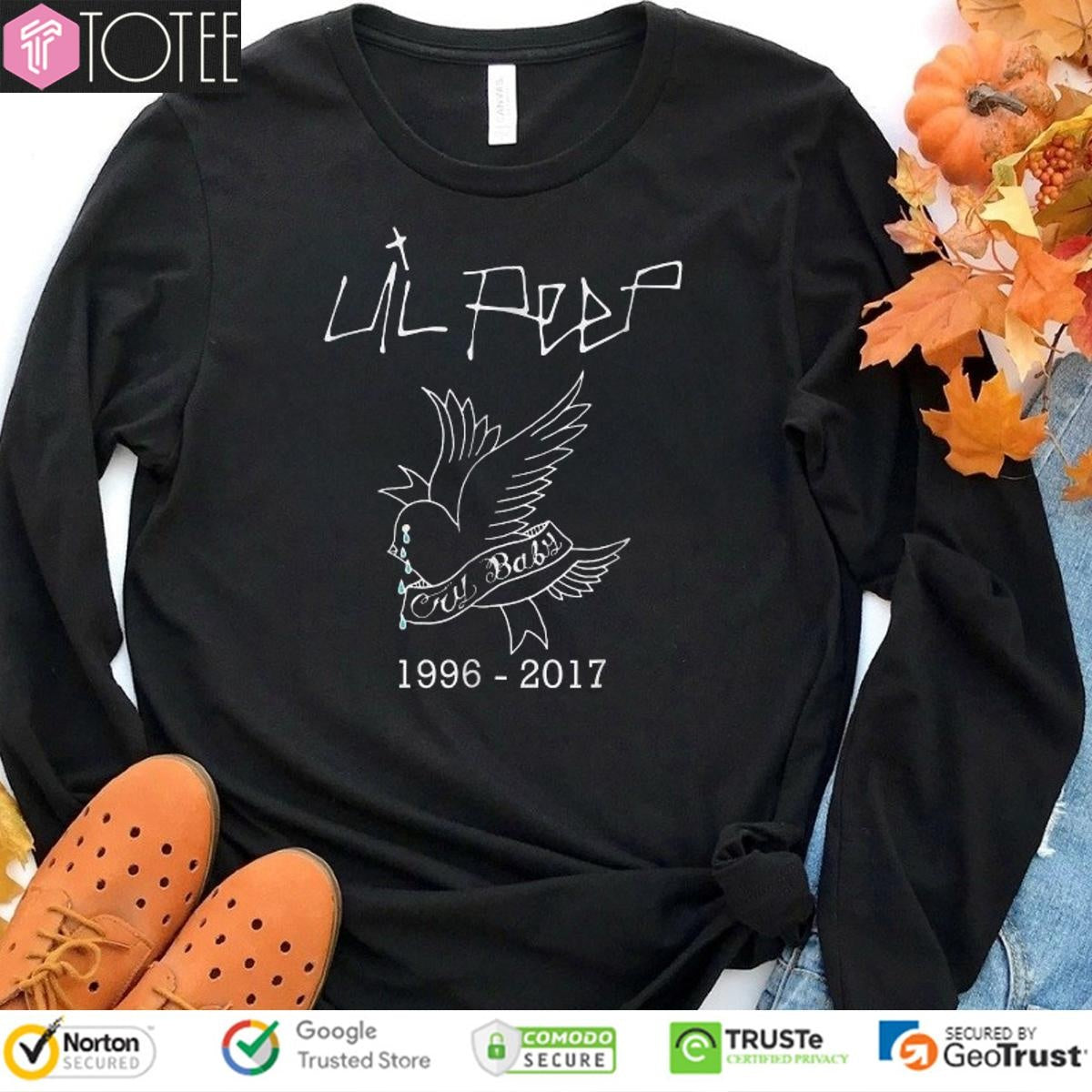 Lil Peep Rapper Crybaby Hellboy T-shirt