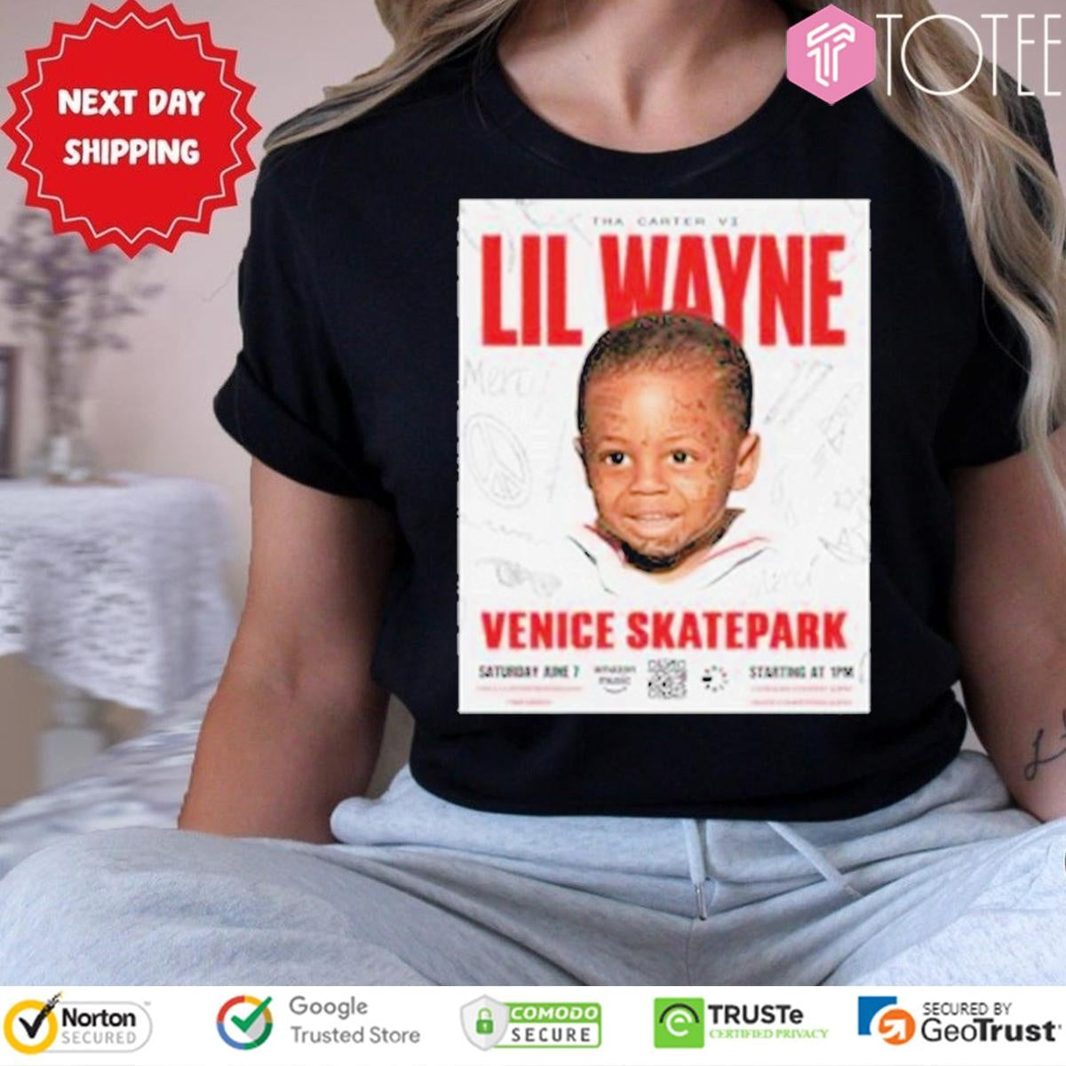 Lil Wayne Album Tha Carter Vi Venice Beach Skatepark Takeover 2025 T-shirt