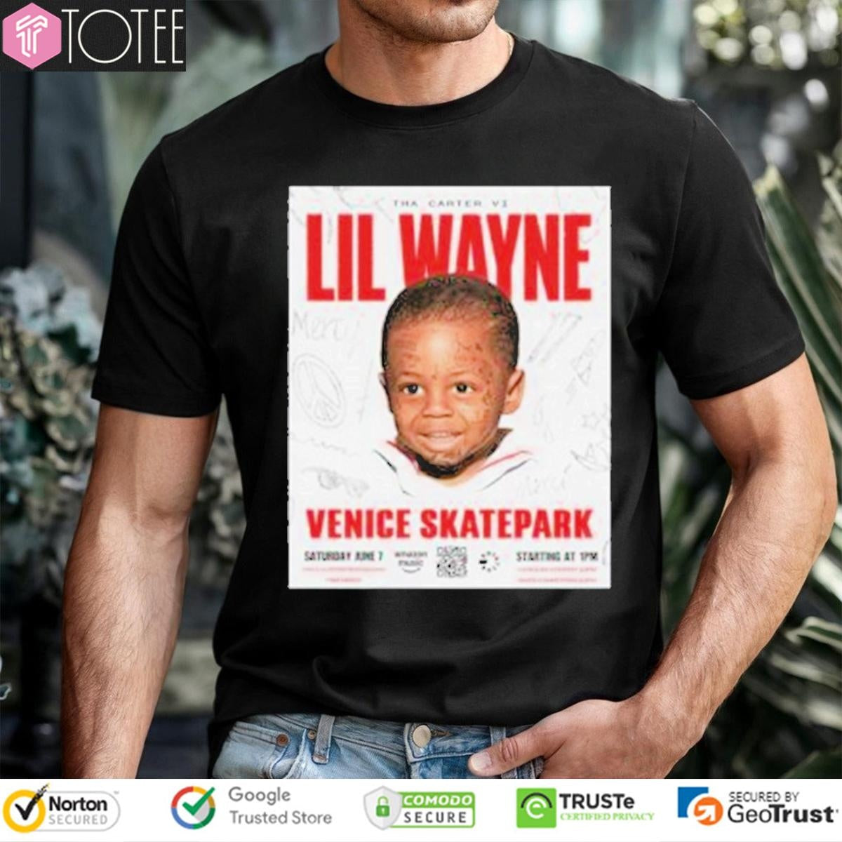 Lil Wayne Album Tha Carter Vi Venice Beach Skatepark Takeover 2025 T-shirt