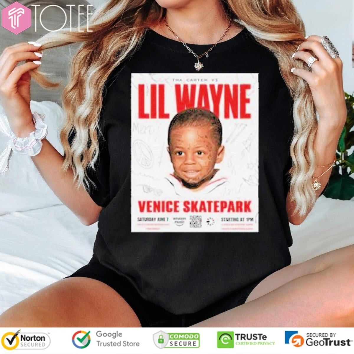 Lil Wayne Album Tha Carter Vi Venice Beach Skatepark Takeover 2025 T-shirt