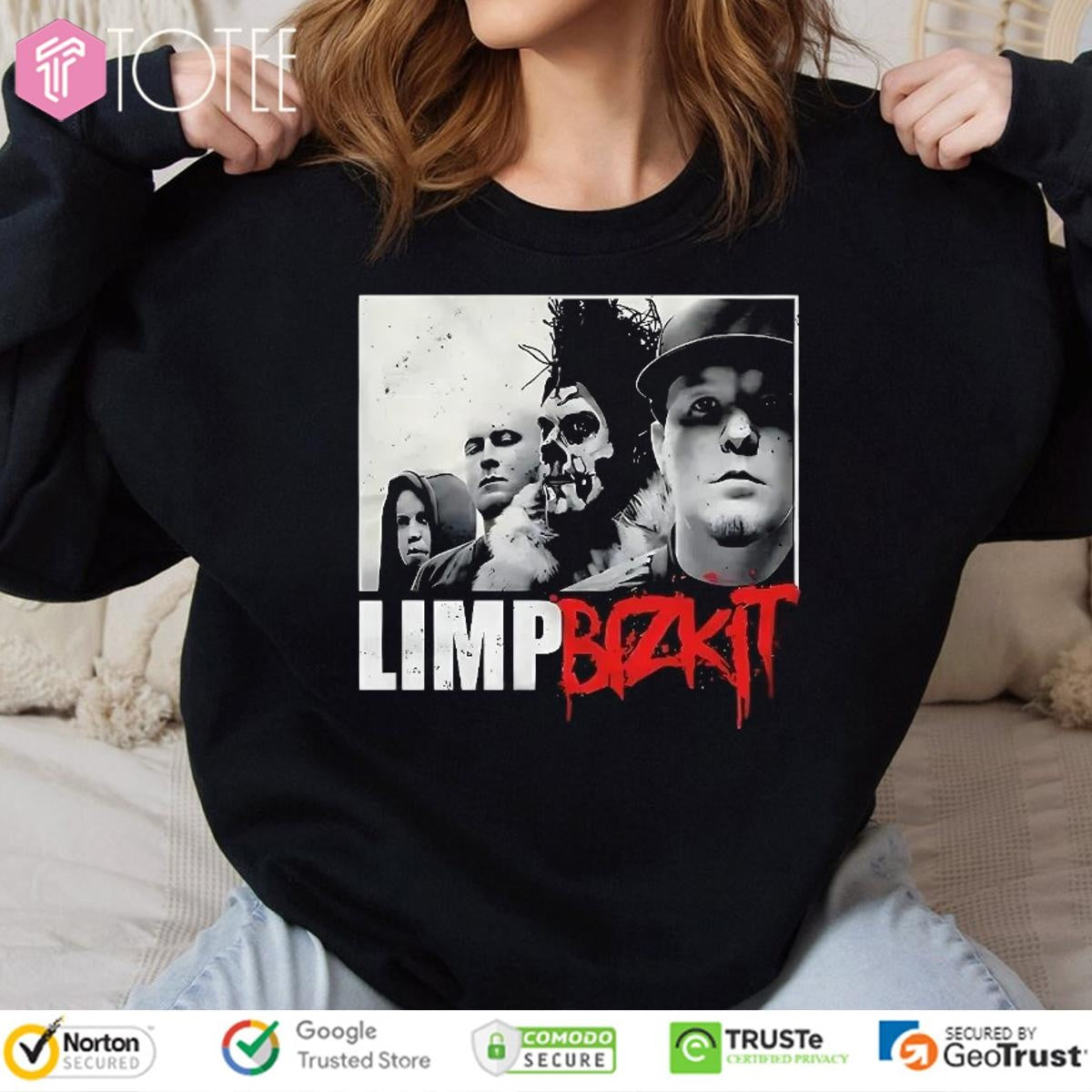 Limp Bizkit Grunge Portrait Band Members Metal T-shirt