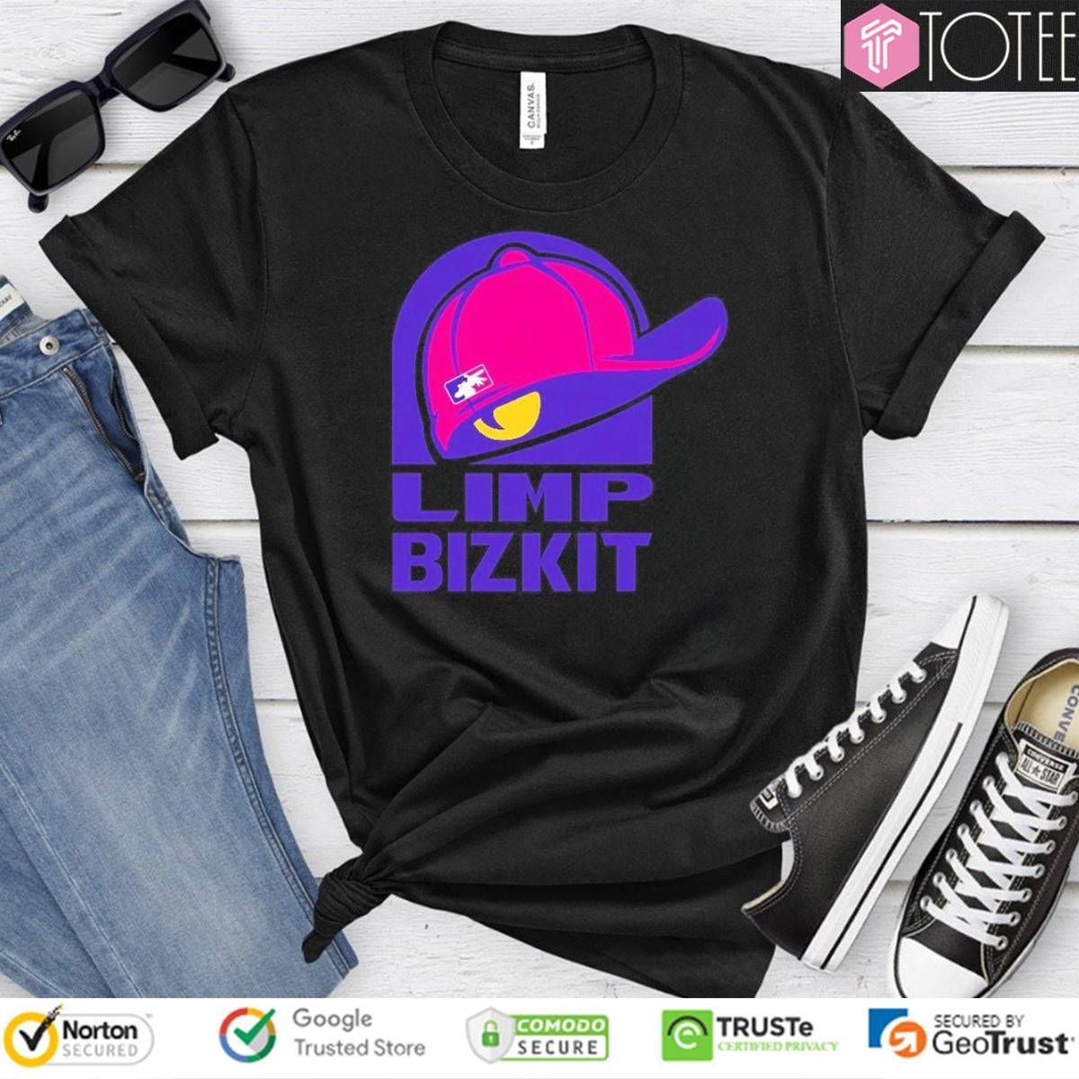 Limp Bizkit Snapback Cap Parody Taco Bell Logo T-shirt