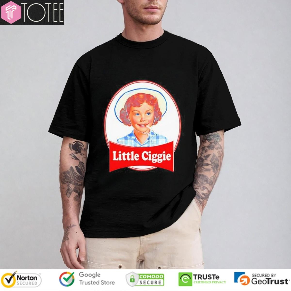 Little Debbie Ciggie Smoking Girl T-shirt