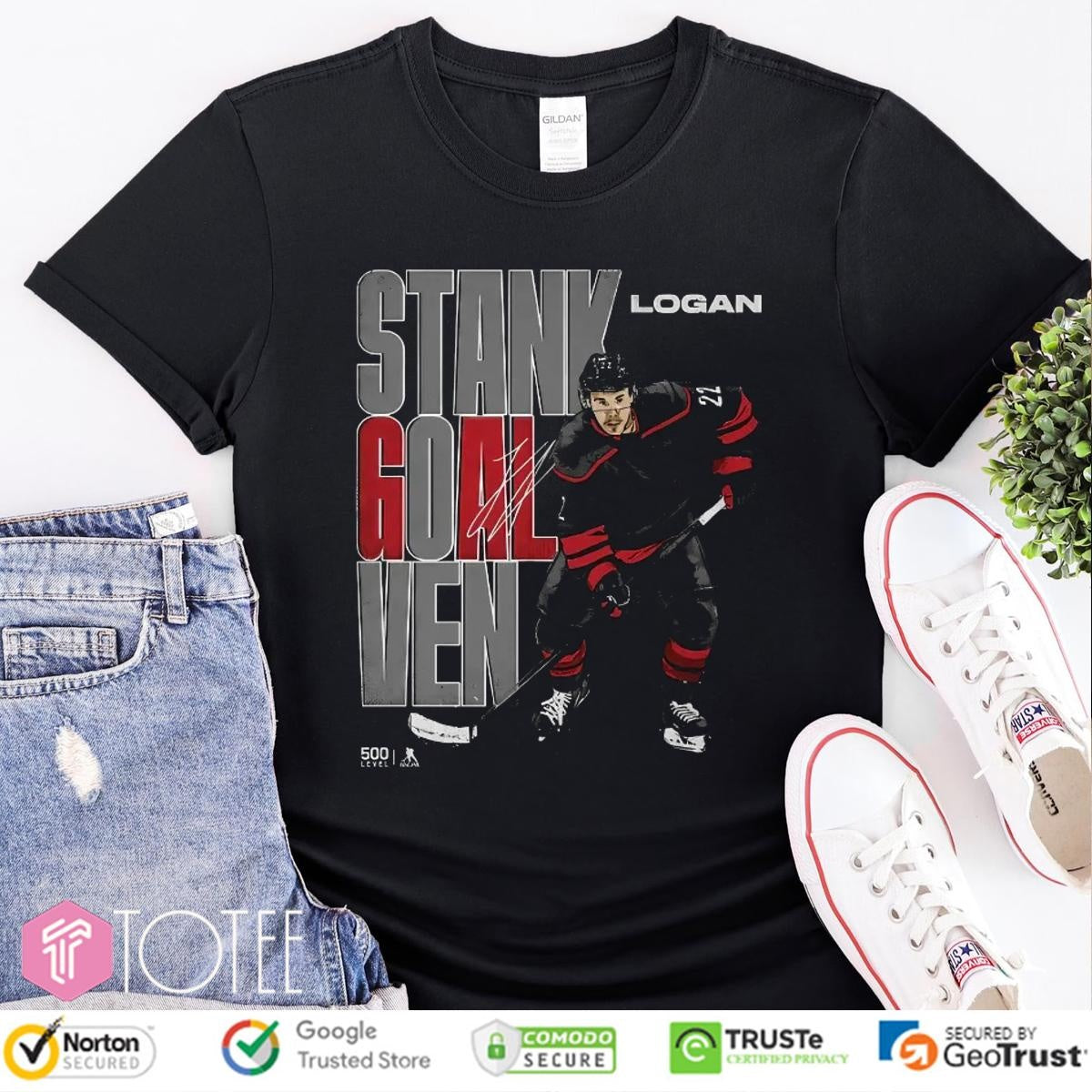 Logan Stankoven Carolina Hurricanes Stankgoalven Signature T-shirt