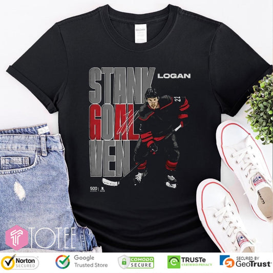 Logan Stankoven Carolina Hurricanes Stankgoalven Signature T-shirt