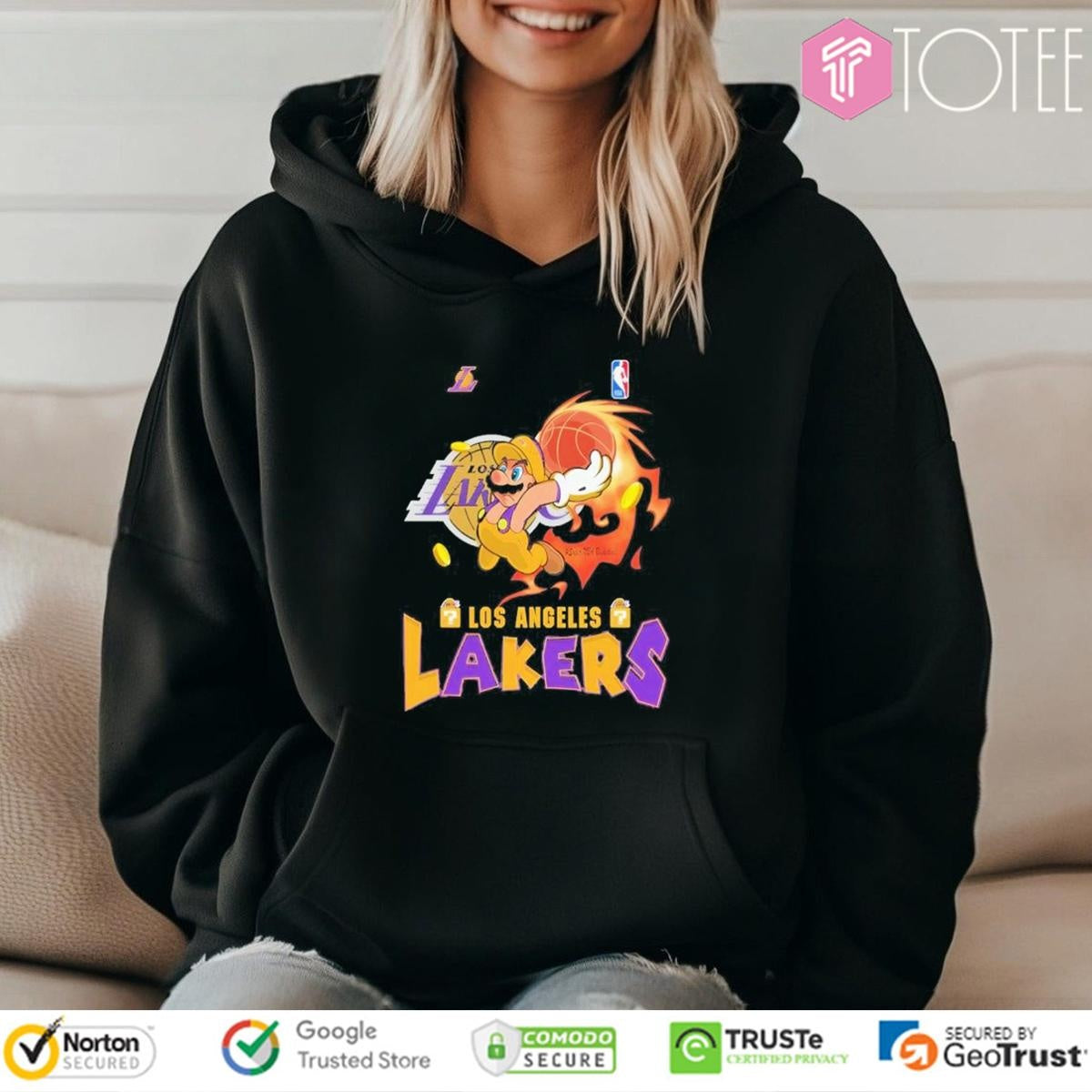 Los Angeles Lakers Super Mario Basketball Nba Player T-shirt