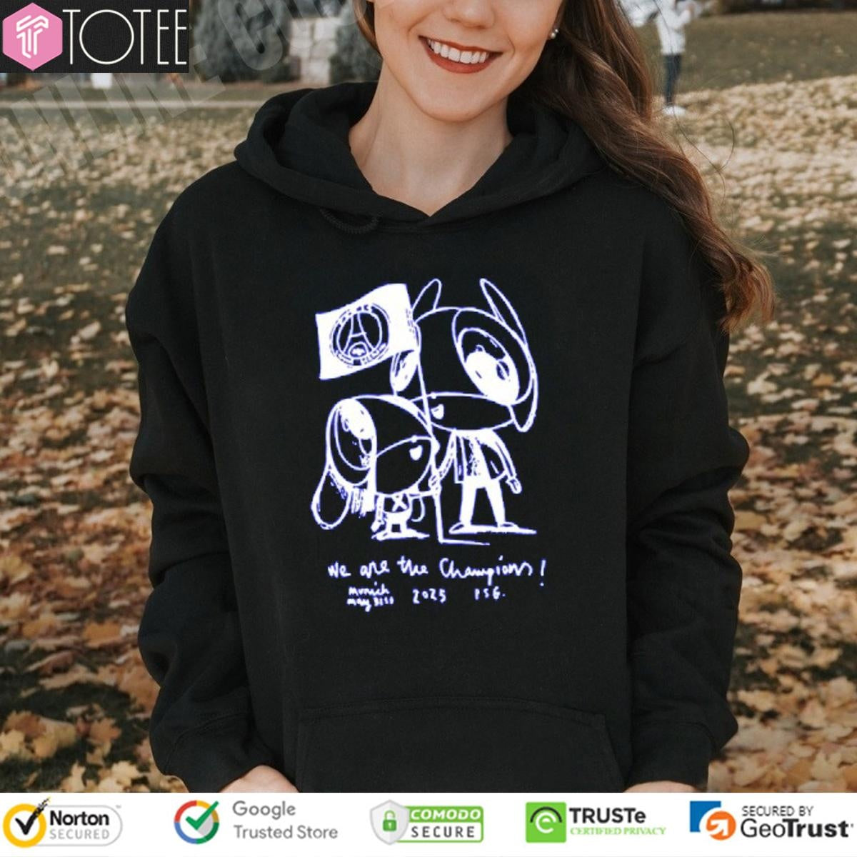 Luis Enrique Psg We Are The Champion T-shirt