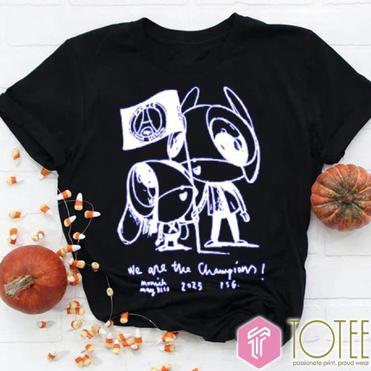 Luis Enrique Psg We Are The Champion T-shirt