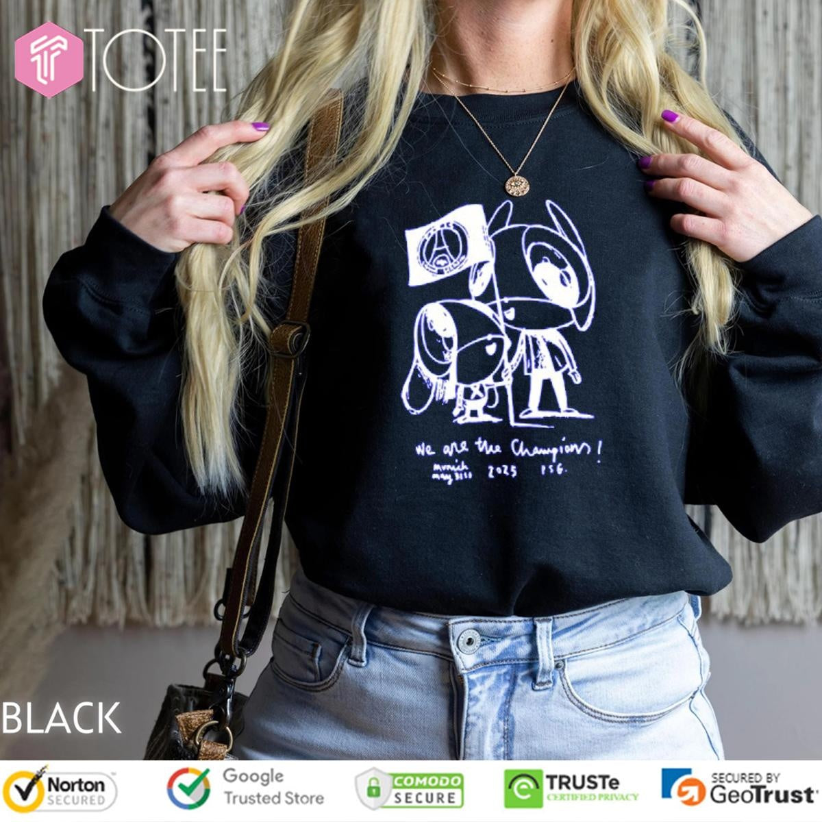 Luis Enrique Psg We Are The Champion T-shirt