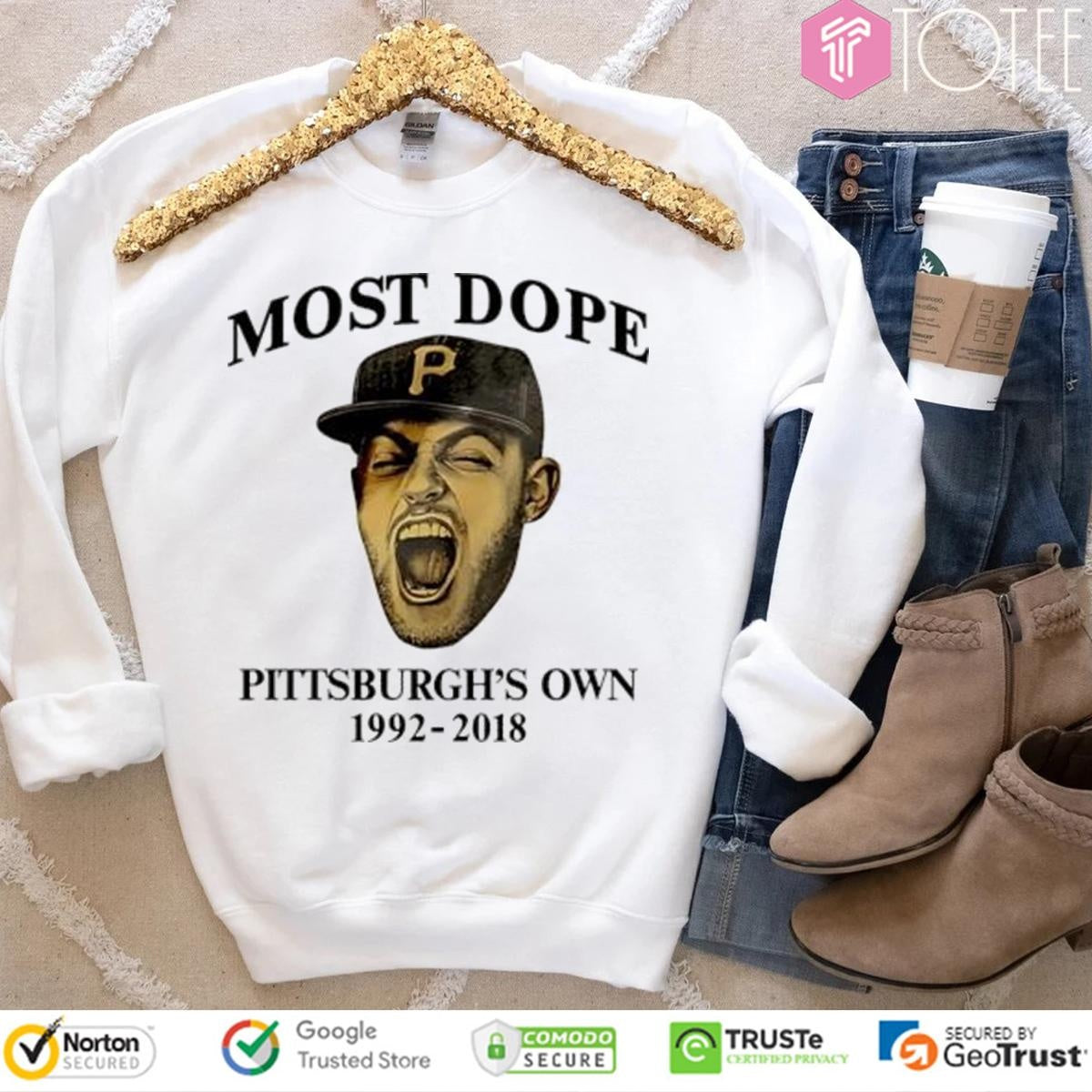 Mac Miller Pittsburgh Pirates Most Dope Pittsburghs Own 1992-2018 T-shirt