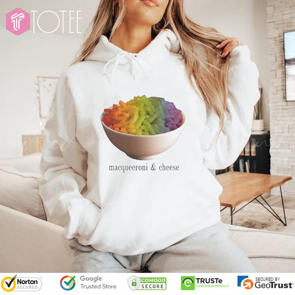 Macqueeroni And Cheese Pride Rainbow T-shirt