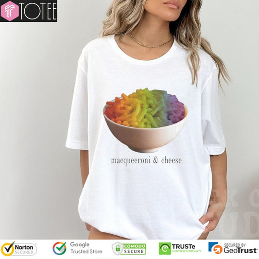 Macqueeroni And Cheese Pride Rainbow T-shirt