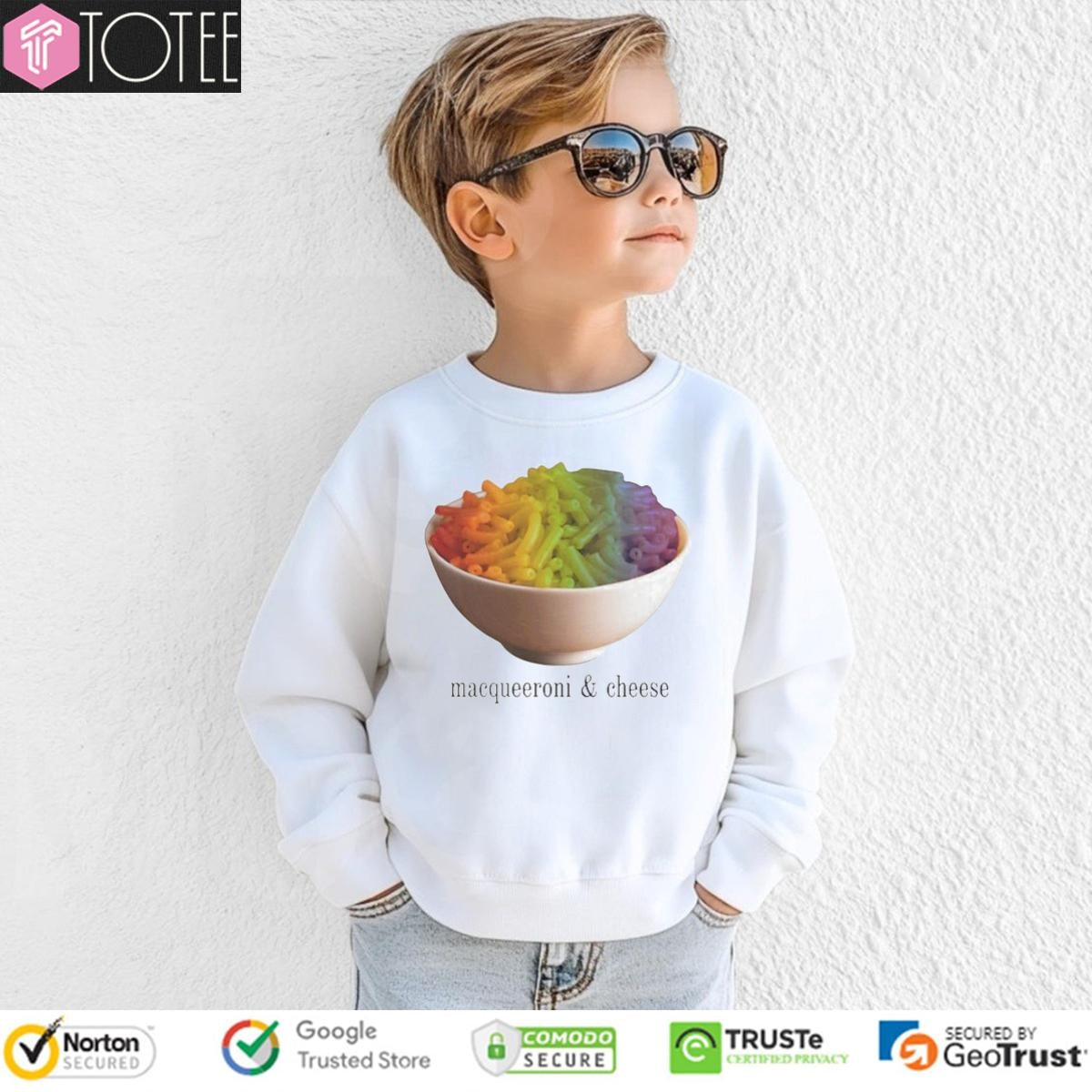 Macqueeroni And Cheese Pride Rainbow T-shirt