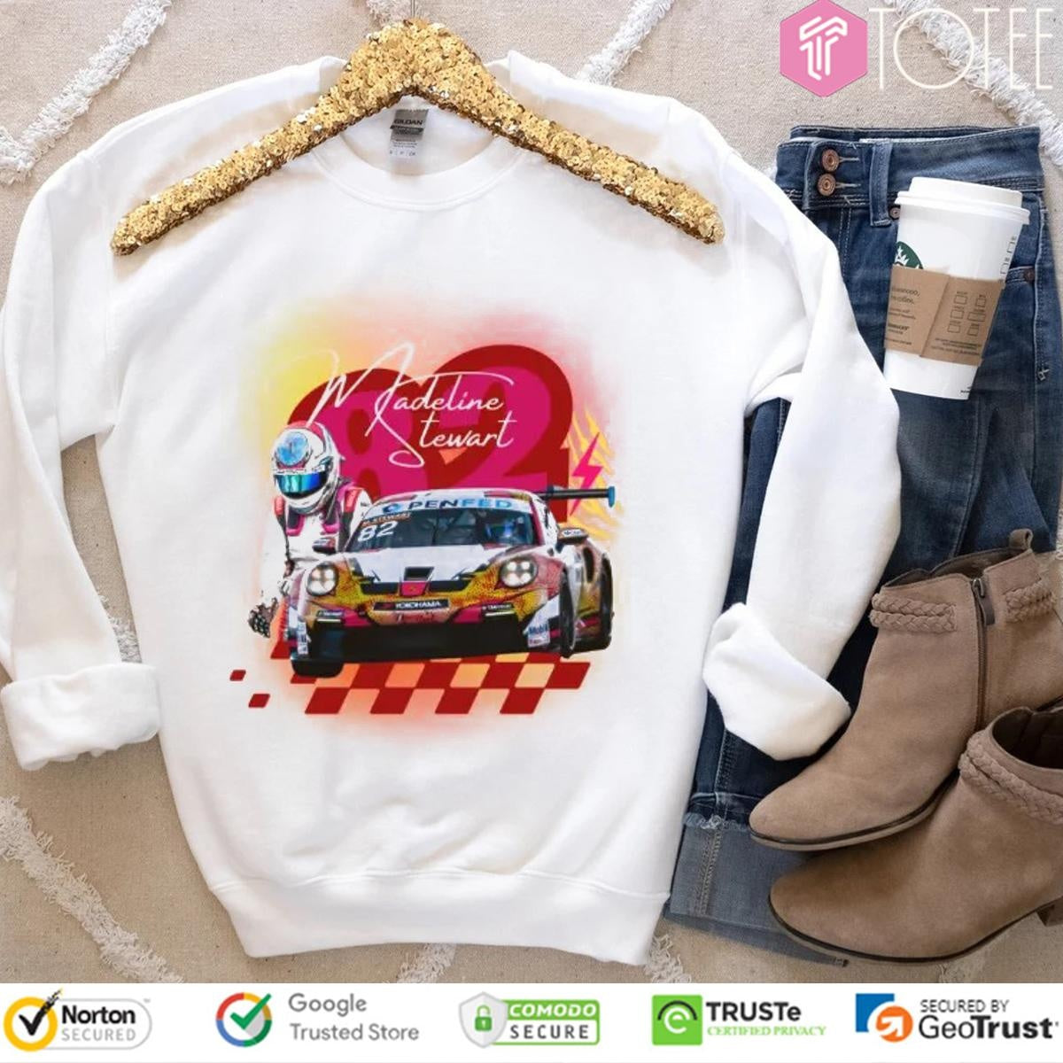 Madeline Stewart 82 Nascar 2025 Incoming Retro Style T-shirt