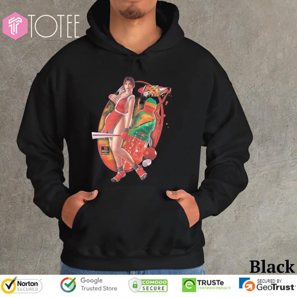 Mai Shiranui Kof Maximum Impact Gatorade Drink Gaming Character Graphic T-shirt