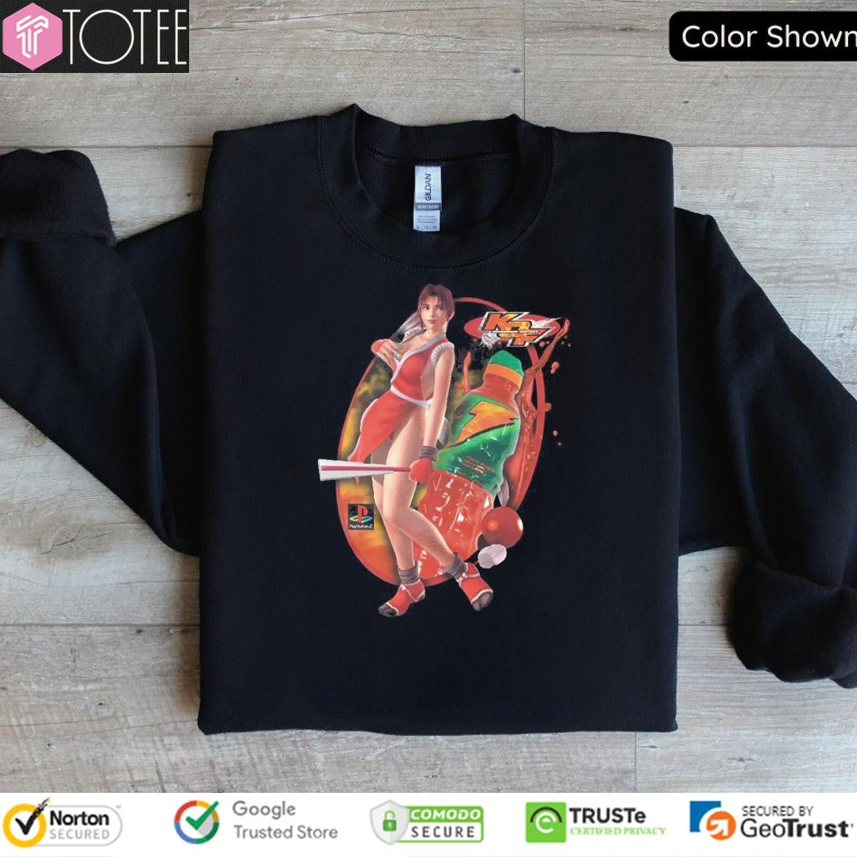 Mai Shiranui Kof Maximum Impact Gatorade Drink Gaming Character Graphic T-shirt