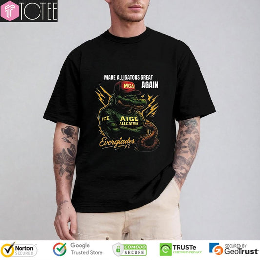 Make Alligators Great Again Ice Aige Allcatraz Everglades T-shirt