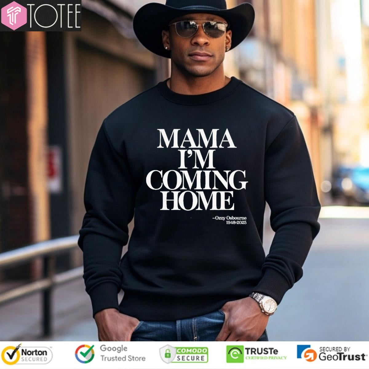 Mama Im Coming Home Ozzy Osbourne 1948-2025 T-shirt