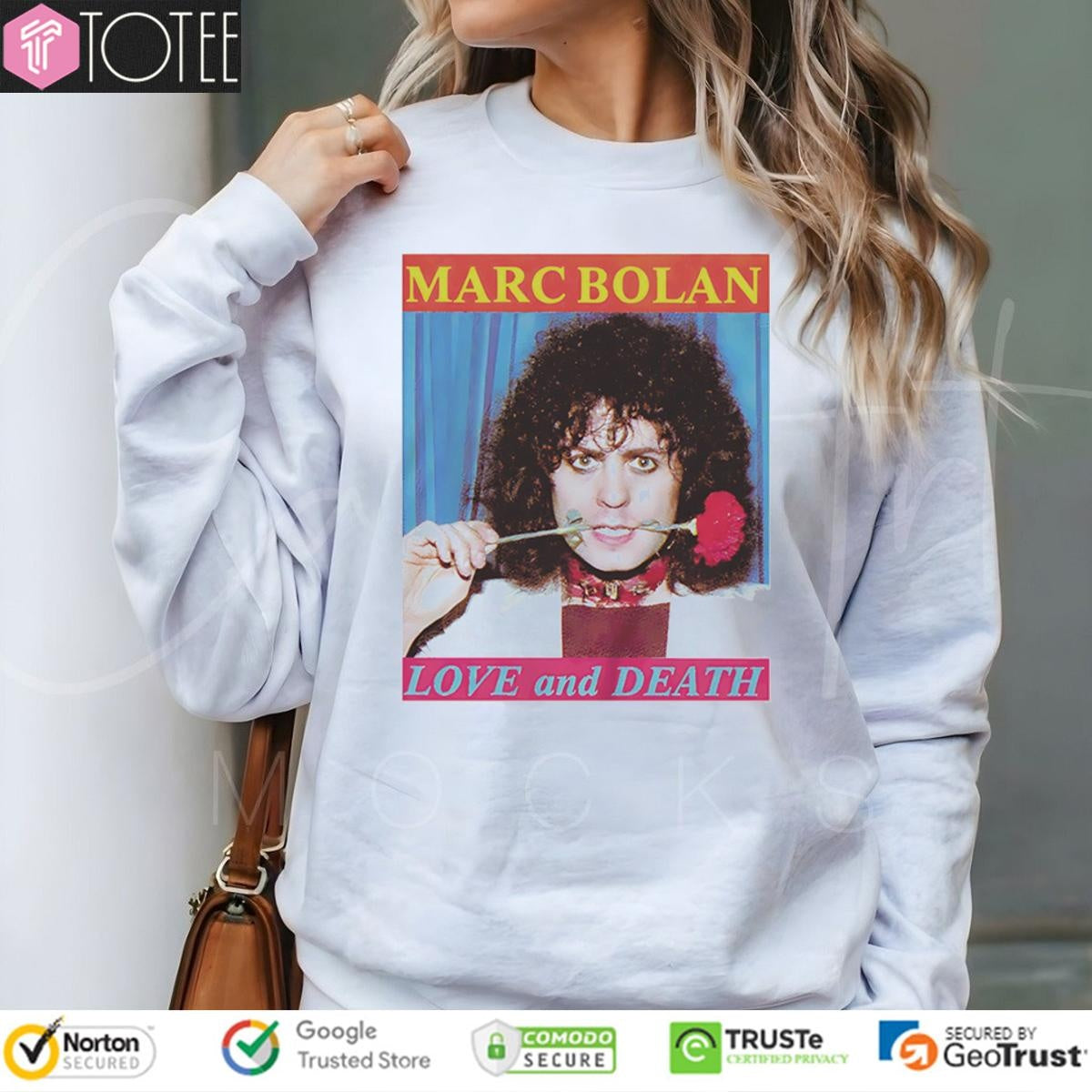 Marc Bolan Love And Death Vintage T-shirt