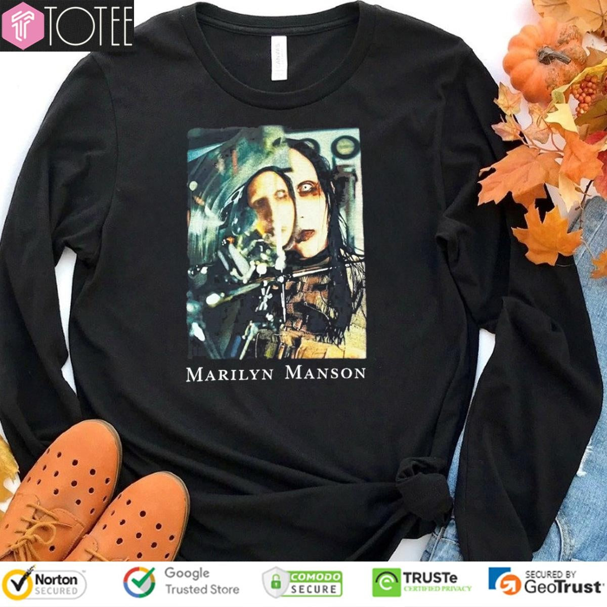 Marilyn Manson Beautiful People Vintage 90S Bootleg T-shirt