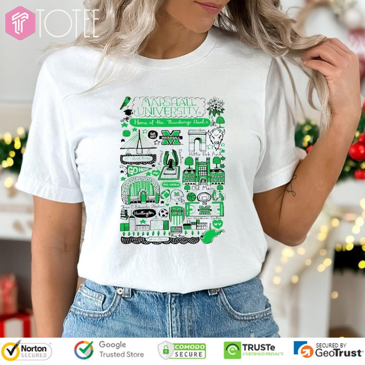 Marshall University Art Illustration T-shirt