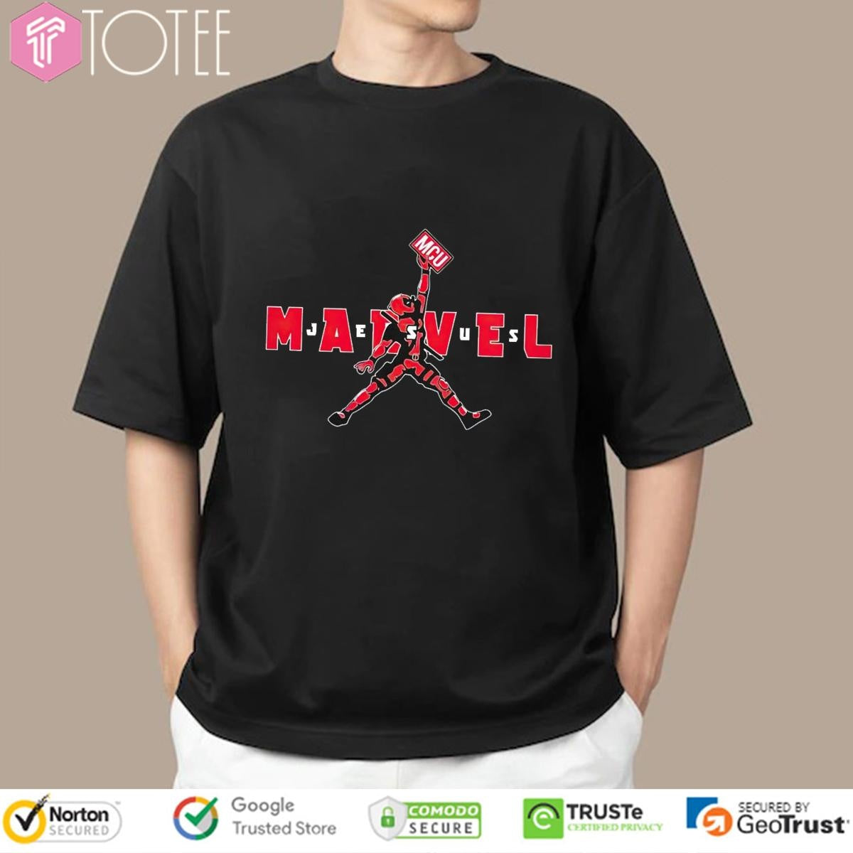 Marvel Air Deadpool Mcu Parody Air Jordan Jumpman Logo T-shirt