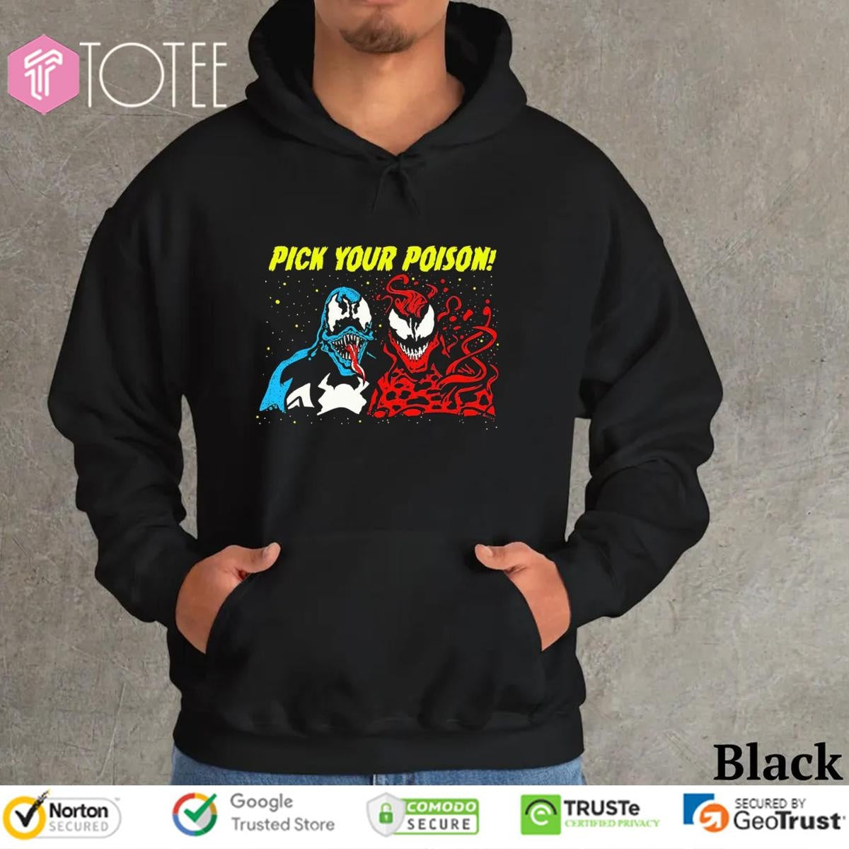 Marvel Venom Carnage Pick Your Poison T-shirt