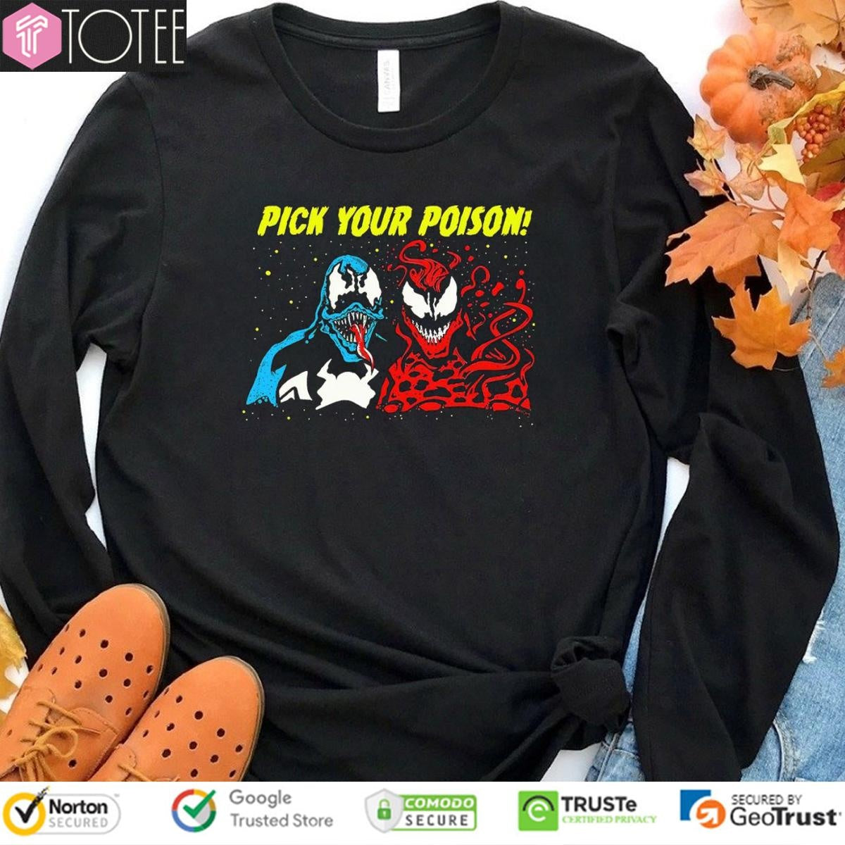 Marvel Venom Carnage Pick Your Poison T-shirt