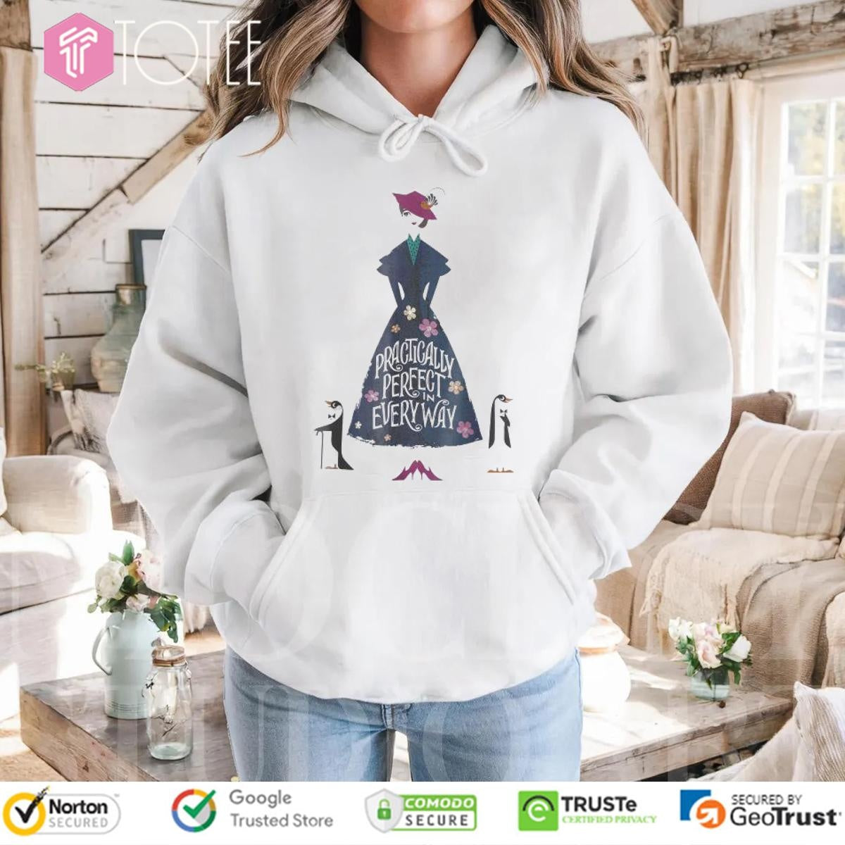 Mary Poppins Practically Perfect Everyway T-shirt