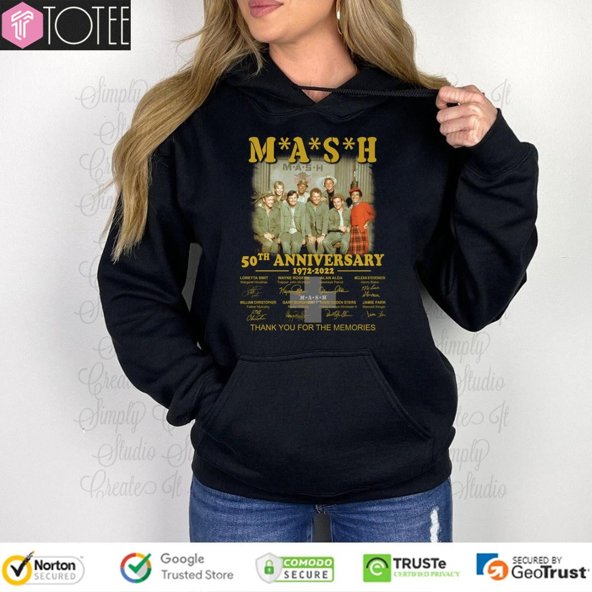 Mash 50Th Anniversary 1972 2022 Thank You For The Memories Signatures T-shirt