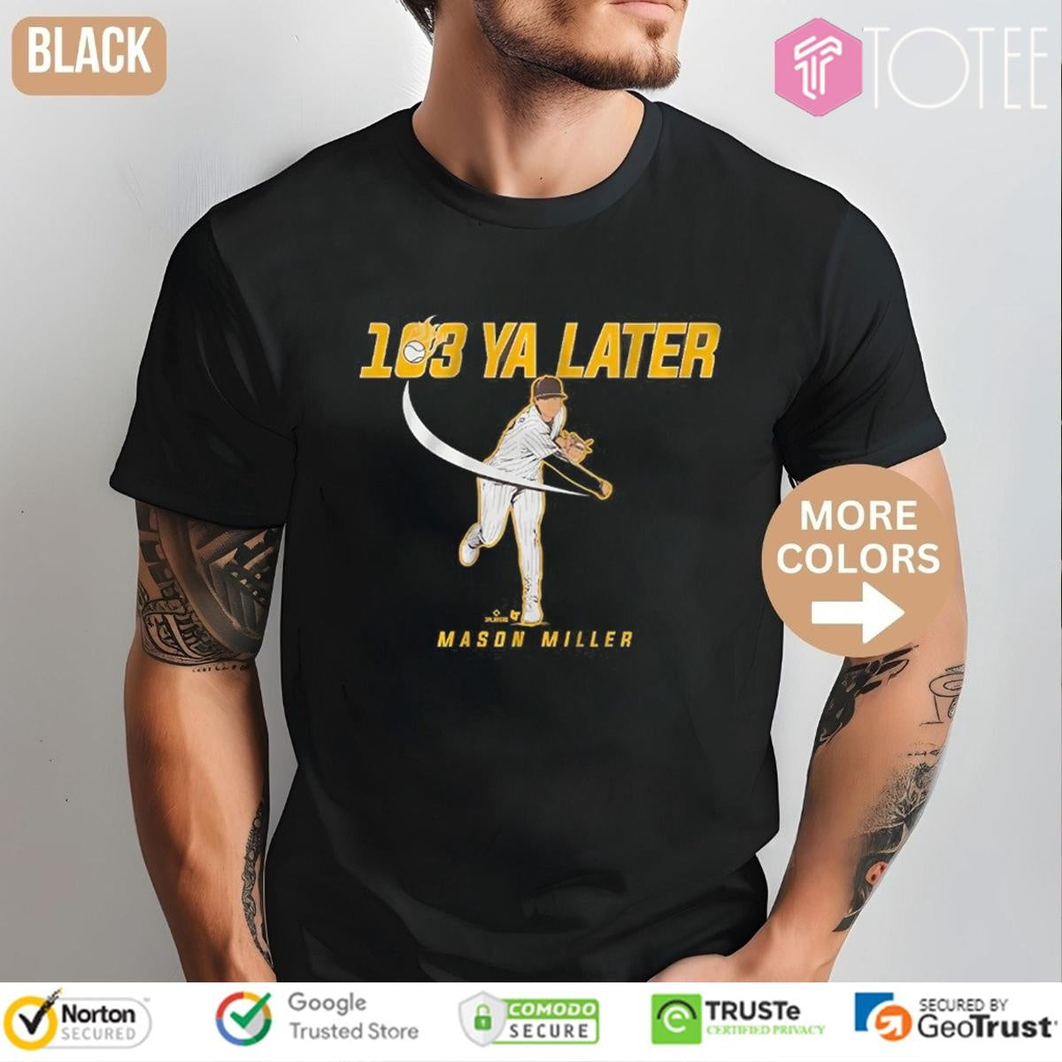 Mason Miller 103 Ya Later San Diego Padres Nike Just Do It Later T-shirt