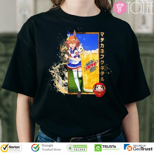 Matikanefukukitaru Umamusume Pretty Derby Mtn Dew Sweet Lightning Japanese Daruma Doll T-shirt